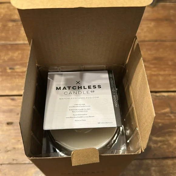 Matchless By Luminara 7in Melted Smooth Unscented Moving Flame Led Pillar Candle - Picture 4 of 5